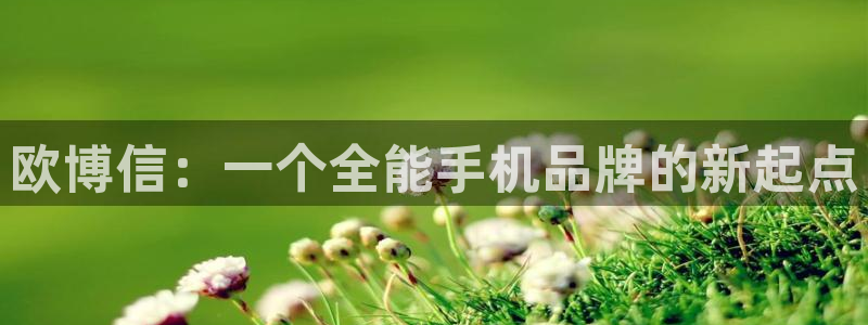壹号娱乐体育免费注册入口：欧博信：一个全能手机品牌的新起点