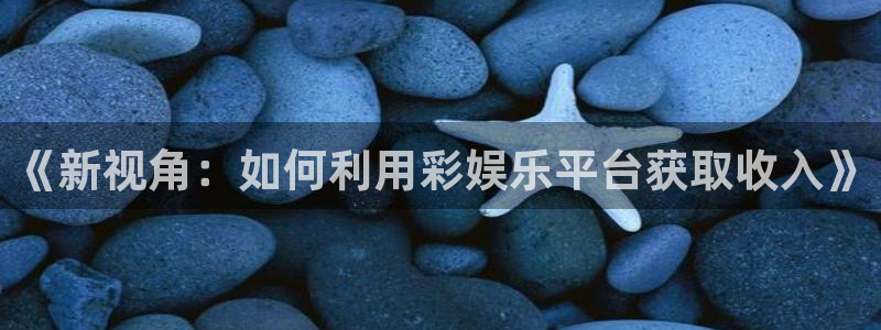 壹号娱乐4代理：《新视角：如何利用彩娱乐平台获取收入》